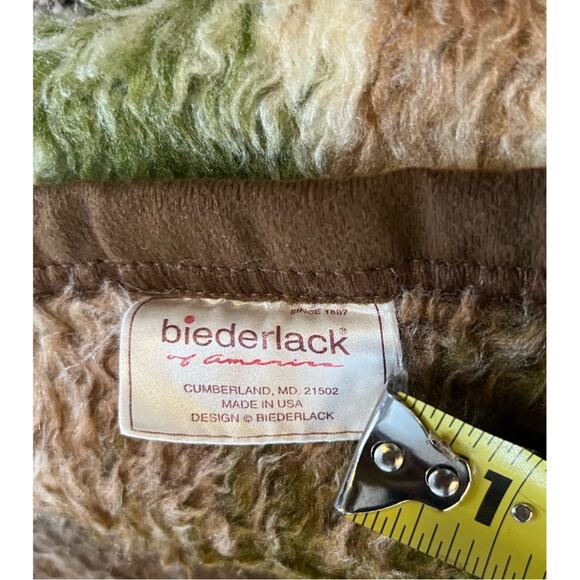 biederlack BUCK & DOE Reversible Blanket 85% Polyester 15% Acrylic 74X52 - Picture 6 of 7